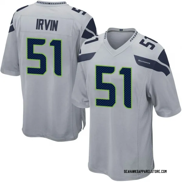 Men's Elite Seattle Seahawks NO.84 Colby Parkinson Alternate Vapor  Untouchable Jersey - Gray