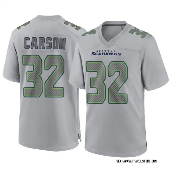 Limited Men's Chris Carson Navy Blue Jersey - #32 Football Seattle Seahawks  Rush Drift Fashion Size 40/M