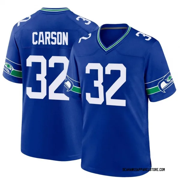 Seattle Seahawks Chris Carson #32 Nfl American Football Green Color Rush  Legend Polo Shirts - Peto Rugs