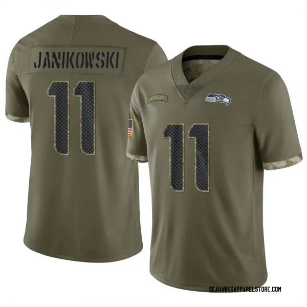 Tshirtsedge Sebastian Janikowski Legend Color Rush T-Shirt - Green