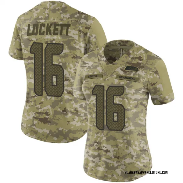 Women's Nike Russell Wilson Olive Seattle Seahawks 2021 Salute to Service Limited Player Jersey